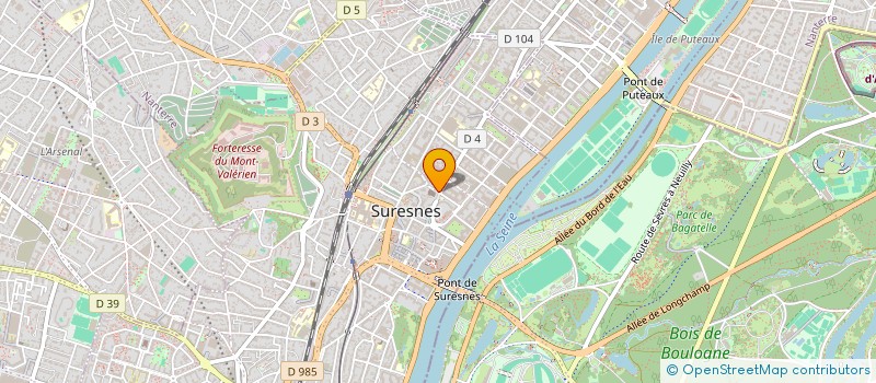localisation de l'entreprise MONSIEUR CHRISTIAN DE LA ROQUE à SURESNES