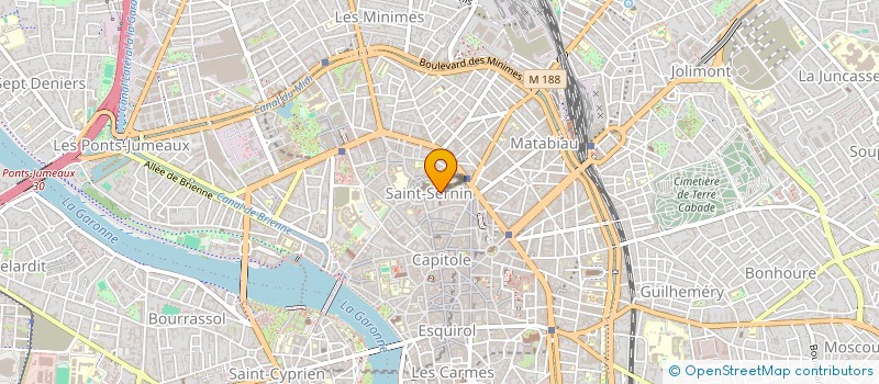 localisation de l'entreprise MONSIEUR CHRISTIAN DE LAPASSE  TOULOUSE