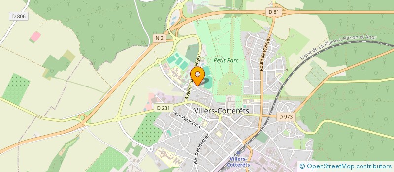 localisation de l'entreprise MONSIEUR CHRISTIAN DE MEYER à VILLERS-COTTERETS