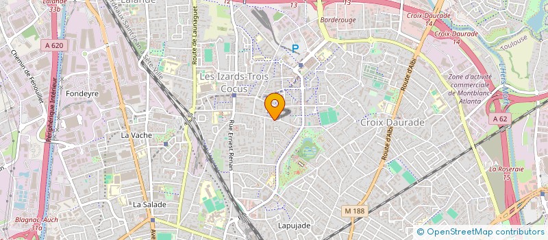 localisation de l'entreprise MONSIEUR CHRISTIAN DE MONTMAGNER DE LOUTE à TOULOUSE