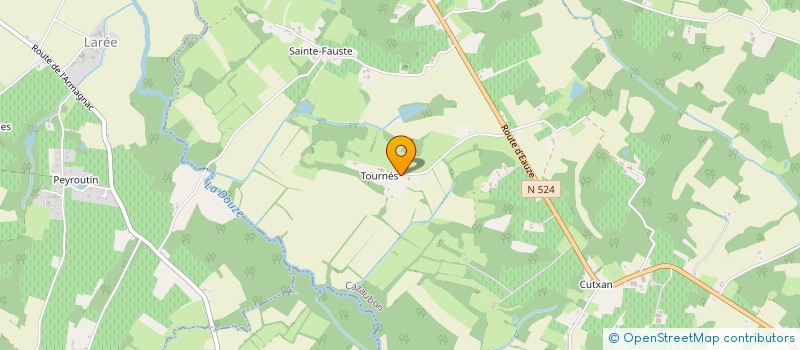 localisation de l'entreprise MONSIEUR CHRISTIAN DE SAINT PASTOU  CAZAUBON