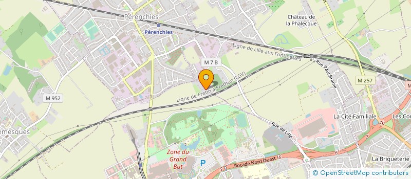 localisation de l'entreprise MONSIEUR CHRISTIAN DE TROGH  LILLE