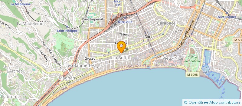 localisation de l'entreprise MONSIEUR CHRISTIAN DE WAARD à NICE
