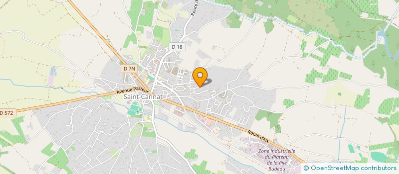 localisation de l'entreprise MONSIEUR CHRISTIAN DEBANNE  SAINT-CANNAT