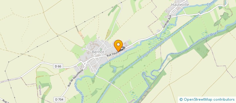 localisation de l'entreprise MONSIEUR CHRISTIAN DEBLOCK  BERNOT