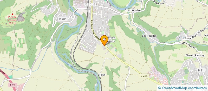 localisation de l'entreprise MONSIEUR CHRISTIAN DEBORD  VIC-LE-COMTE