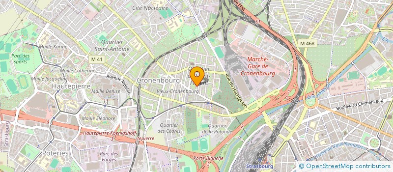 localisation de l'entreprise MONSIEUR CHRISTIAN DEBS à STRASBOURG