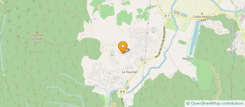 localisation de l'entreprise MONSIEUR CHRISTIAN DECHAMBRE à ROQUEBRUNE-SUR-ARGENS