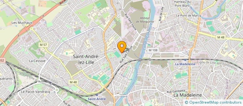 localisation de l'entreprise MONSIEUR CHRISTIAN DECONINCK à SAINT-ANDRE-LEZ-LILLE