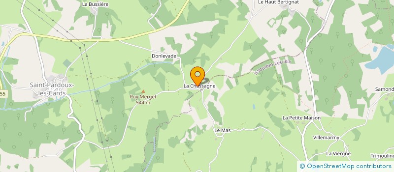 localisation de l'entreprise MONSIEUR CHRISTIAN DECOUCHON à SAINT-PARDOUX-LES-CARDS