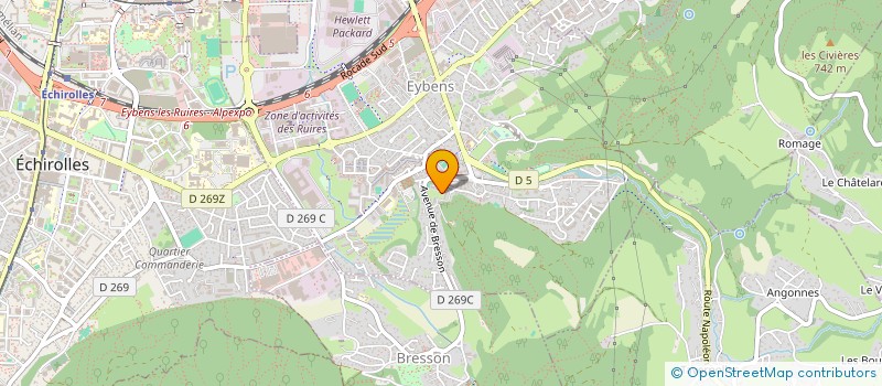 localisation de l'entreprise MONSIEUR CHRISTIAN DECOUD à EYBENS