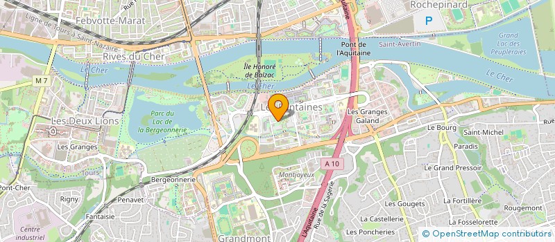 localisation de l'entreprise MONSIEUR CHRISTIAN DEFECHEREUX  TOURS