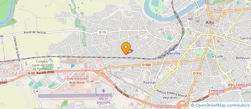 localisation de l'entreprise MONSIEUR CHRISTIAN DEFOS à ALBI