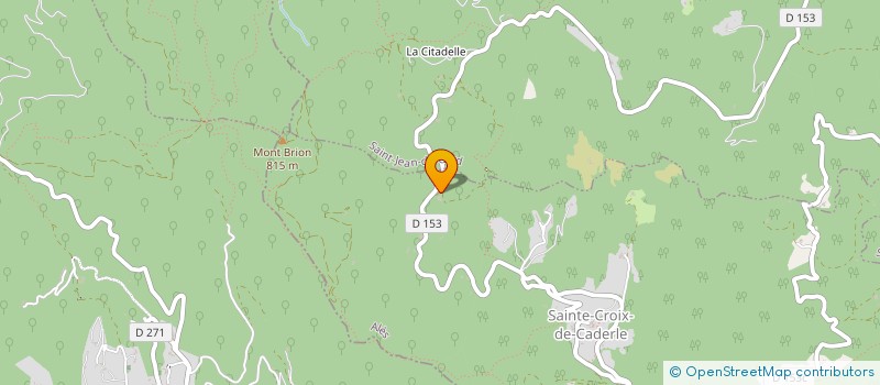 localisation de l'entreprise MONSIEUR CHRISTIAN DEJEAN  SAINTE-CROIX-DE-CADERLE