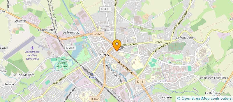 localisation de l'entreprise MONSIEUR CHRISTIAN DELACOUR à FLERS