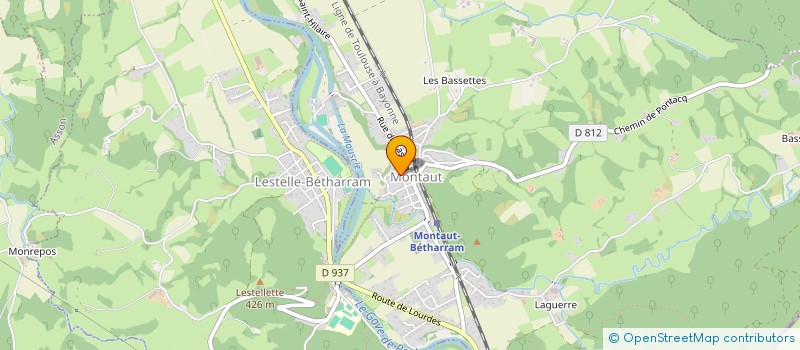 localisation de l'entreprise MONSIEUR CHRISTIAN DELACOUX à MONTAUT