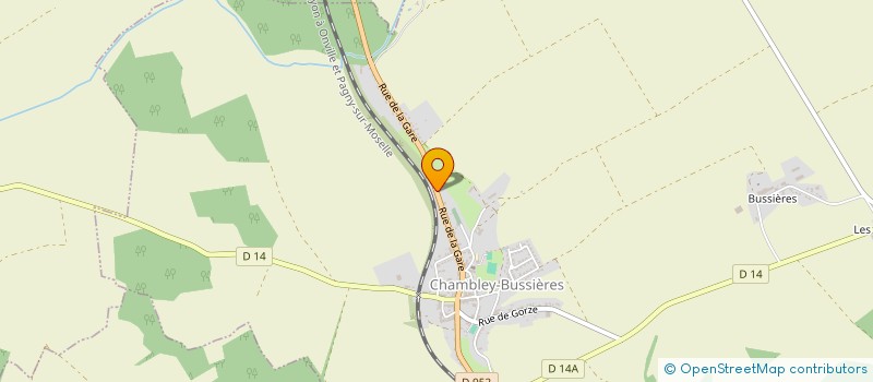 localisation de l'entreprise MONSIEUR CHRISTIAN DELAFONT  CHAMBLEY-BUSSIERES