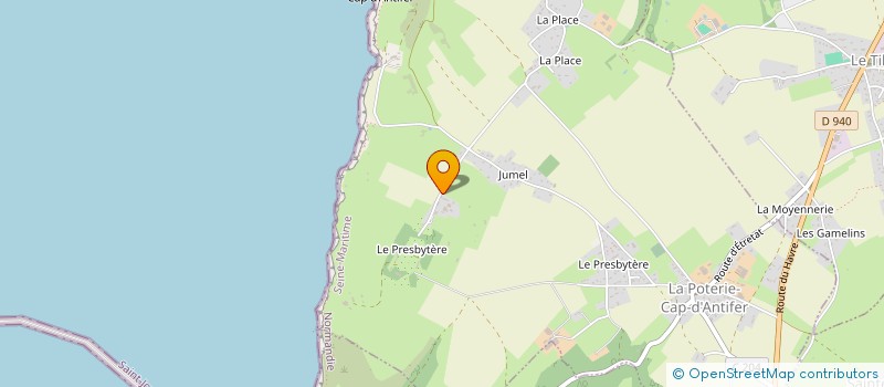 localisation de l'entreprise MONSIEUR CHRISTIAN DELAHAIS  LA POTERIE-CAP-D'ANTIFER