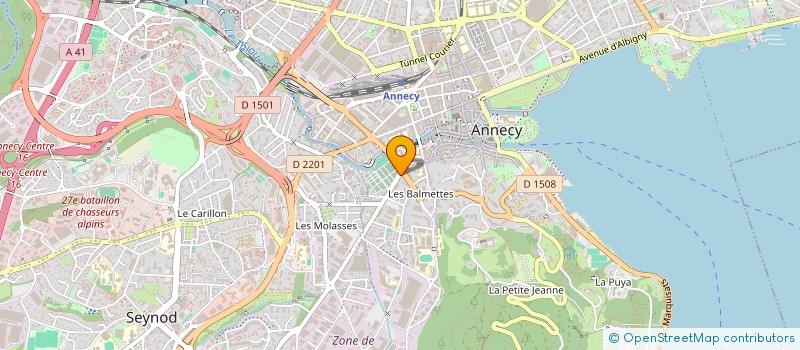 localisation de l'entreprise MONSIEUR CHRISTIAN DELAHAYE  ANNECY