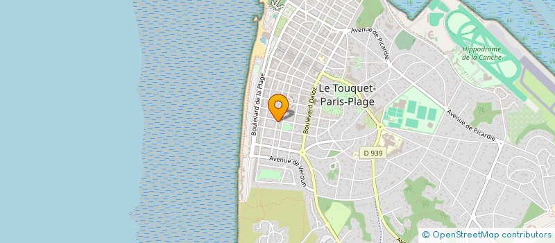 localisation de l'entreprise MONSIEUR CHRISTIAN DELAHODDE à LE TOUQUET-PARIS-PLAGE
