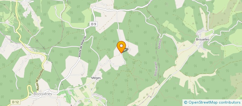 localisation de l'entreprise MONSIEUR CHRISTIAN DELAIR  THEDIRAC