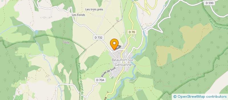 localisation de l'entreprise MONSIEUR CHRISTIAN DELAPIERRE à BEAUFORT-SUR-GERVANNE