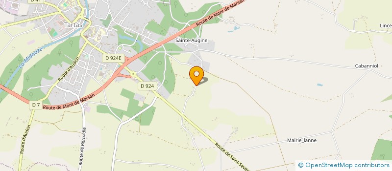 localisation de l'entreprise MONSIEUR CHRISTIAN DELAS  TARTAS