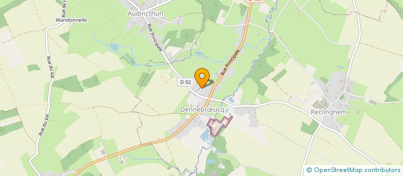 localisation de l'entreprise MONSIEUR CHRISTIAN DELATTRE  DENNEBRUCQ