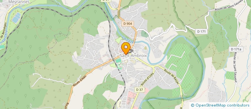 localisation de l'entreprise MONSIEUR CHRISTIAN DELBOS  SAINT-AMBROIX