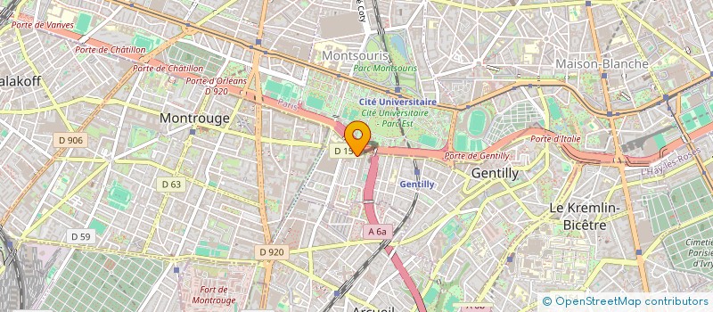 localisation de l'entreprise MONSIEUR CHRISTIAN DELBOVE  GENTILLY