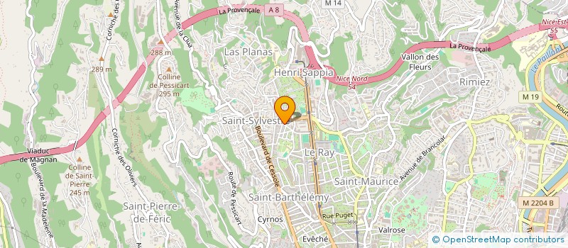localisation de l'entreprise MONSIEUR CHRISTIAN DELCOUR à NICE
