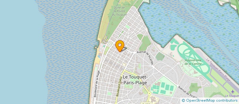 localisation de l'entreprise MONSIEUR CHRISTIAN DELECOURT à LE TOUQUET-PARIS-PLAGE