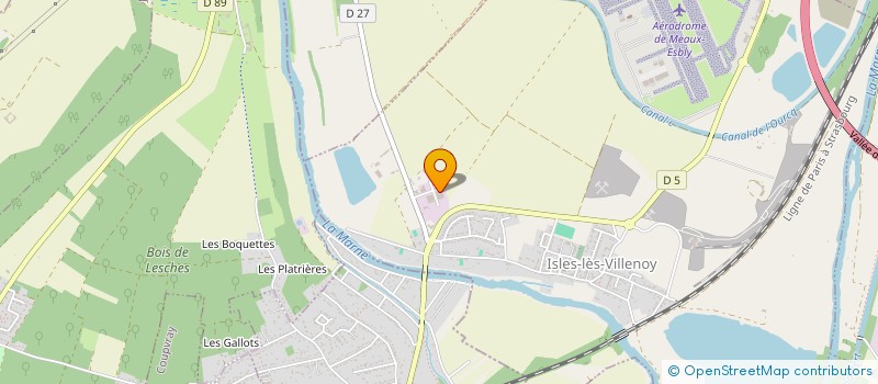 localisation de l'entreprise MONSIEUR CHRISTIAN DELEDALLE  ISLES-LES-VILLENOY