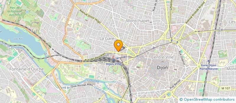 localisation de l'entreprise MONSIEUR CHRISTIAN DELERUELLE à DIJON