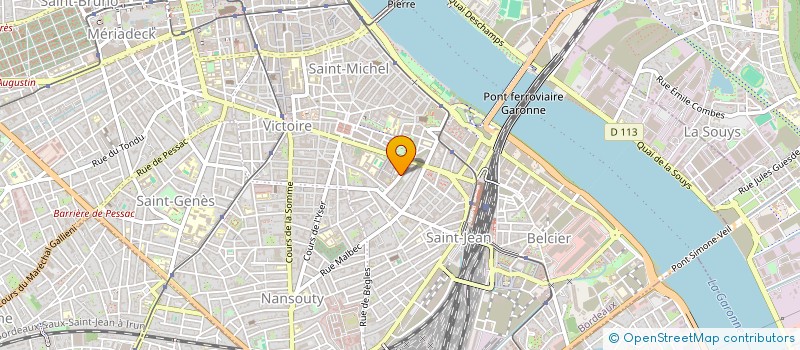 localisation de l'entreprise MONSIEUR CHRISTIAN DELEVALLEE  BORDEAUX