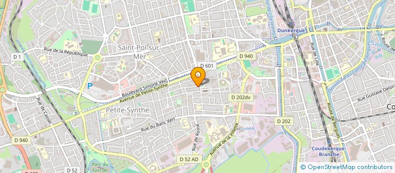 localisation de l'entreprise MONSIEUR CHRISTIAN DELLYS à DUNKERQUE