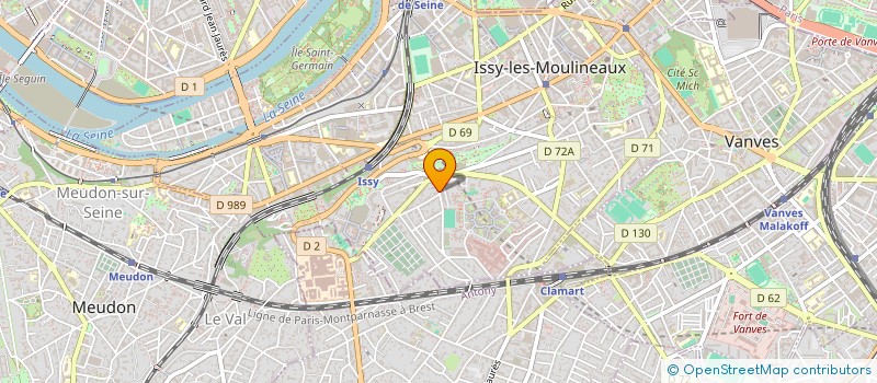 localisation de l'entreprise MONSIEUR CHRISTIAN DELMAS à ISSY-LES-MOULINEAUX