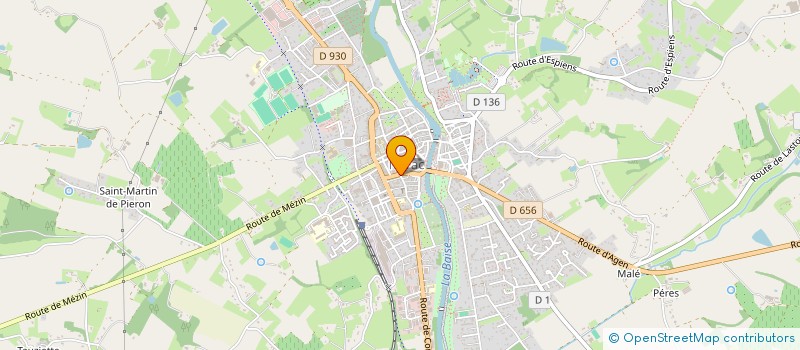 localisation de l'entreprise MONSIEUR CHRISTIAN DELMAS  NERAC