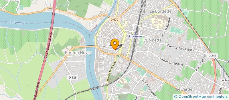 localisation de l'entreprise MONSIEUR CHRISTIAN DELMOND  LIBOURNE