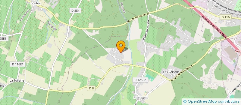 localisation de l'entreprise MONSIEUR CHRISTIAN DELMOULY  FARGUES