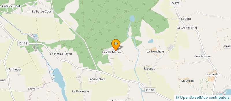 localisation de l'entreprise MONSIEUR CHRISTIAN DELORME à CARENTOIR