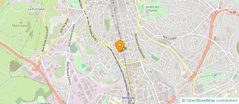 localisation de l'entreprise MONSIEUR CHRISTIAN DELORME  SAINT-ETIENNE