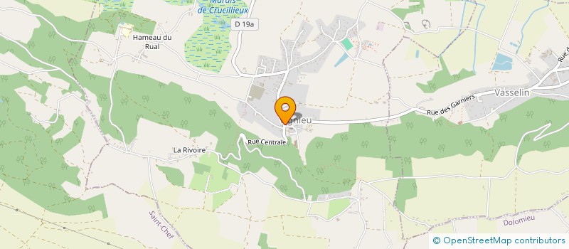 localisation de l'entreprise MONSIEUR CHRISTIAN DELORT  VEZERONCE-CURTIN