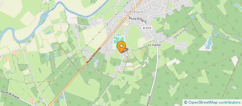 localisation de l'entreprise MONSIEUR CHRISTIAN DELSUC  RUAUDIN