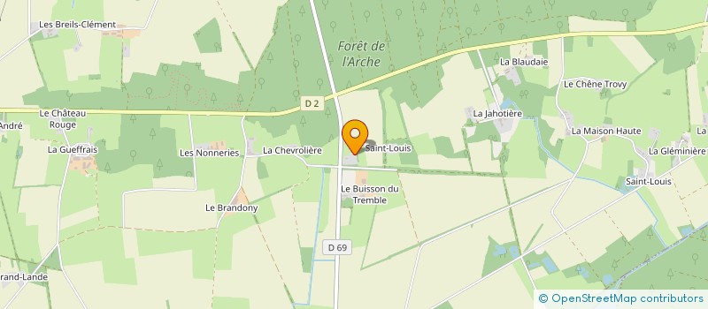 localisation de l'entreprise MONSIEUR CHRISTIAN DELTEIL  ABBARETZ