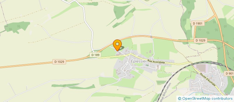 localisation de l'entreprise MONSIEUR CHRISTIAN DELVA  EPLESSIER