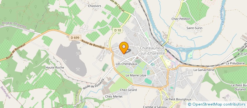 localisation de l'entreprise MONSIEUR CHRISTIAN DEMAY à CHATEAUNEUF-SUR-CHARENTE