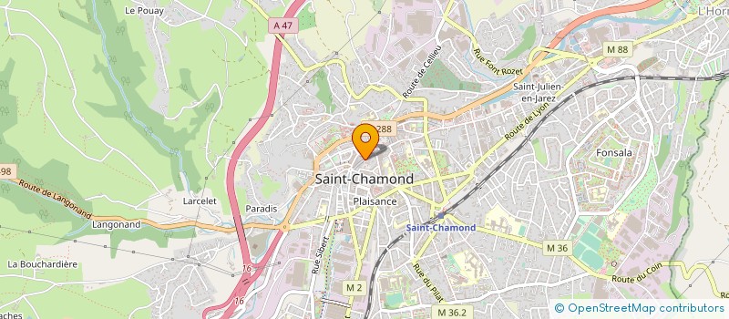 localisation de l'entreprise MONSIEUR CHRISTIAN DEMEESTERE à SAINT-CHAMOND