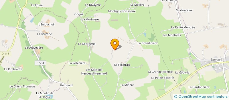 localisation de l'entreprise MONSIEUR CHRISTIAN DENIS  SAINT-BERTHEVIN-LA-TANNIERE