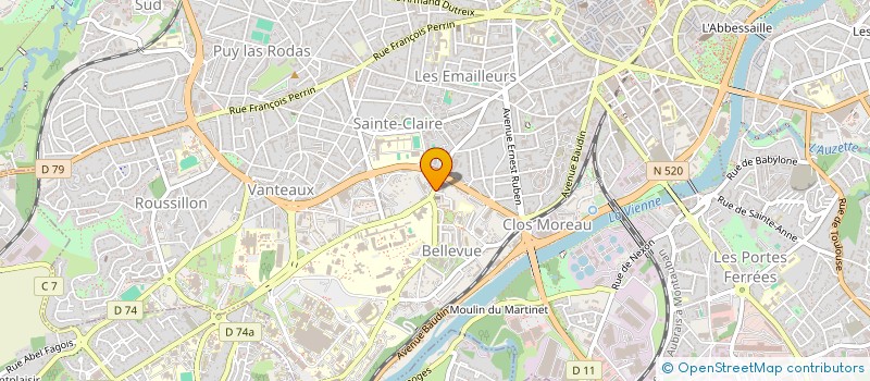 localisation de l'entreprise MONSIEUR CHRISTIAN DEQUIDT à LIMOGES